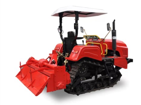 70 HP Crawler Farm Tractor Used In Water Field Compact Structure